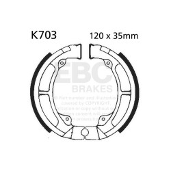 EBC Brzdové čeľuste Plain K703
