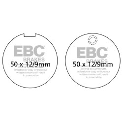 EBC Brzdové obloženie Organic FA FA055