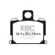 Brzdy EBC Moto EBC Brzdové obloženie Organic FA FA070 | race-shop.sk