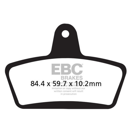 Brzdy EBC Moto EBC Brzdové obloženie Organic FA FA216/2 | race-shop.sk