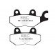 Brzdy EBC Moto EBC Brzdové obloženie&nbsp; Organic FA215 | race-shop.sk