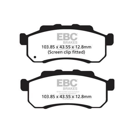 Brzdy EBC Moto EBC Brzdové obloženie Organic FA FA716 | race-shop.sk