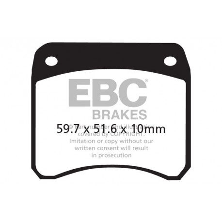 Brzdy EBC Moto EBC Brzdové obloženie&nbsp; Organic FA016S | race-shop.sk