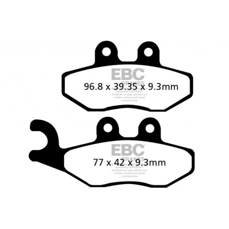 Brzdy EBC Moto EBC Brzdové obloženie&nbsp; SFAC SFAC353 | race-shop.sk