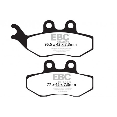 Brzdy EBC Moto EBC Brzdové obloženie&nbsp; SFAC SFAC194 | race-shop.sk