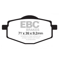 EBC Brzdové obloženie&nbsp; SFAC SFAC101