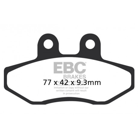 Brzdy EBC Moto EBC Brzdové obloženie&nbsp; SFAC SFAC393 | race-shop.sk