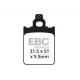 Brzdy EBC Moto EBC Brzdové obloženie&nbsp; SFAC SFAC186 | race-shop.sk