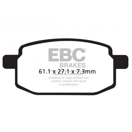 Brzdy EBC Moto EBC Brzdové obloženie&nbsp; Sintered SFA169HH | race-shop.sk