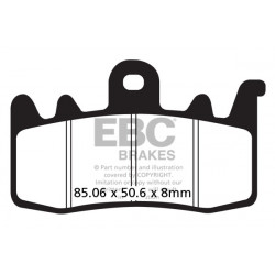 EBC Brzdové obloženie&nbsp; Sintered FA630HH