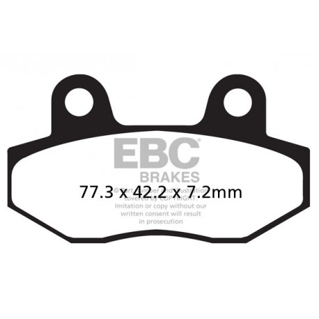 Brzdy EBC Moto EBC Brzdové obloženie&nbsp; Sintered SFA086HH | race-shop.sk