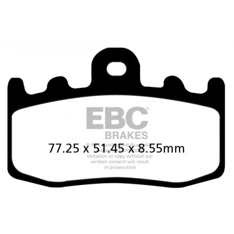 Brzdy EBC Moto EBC Brzdové obloženie&nbsp; Sintered FA335HH | race-shop.sk