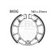 Brzdy EBC Moto EBC Brzdové čeľuste Grooved 843G | race-shop.sk