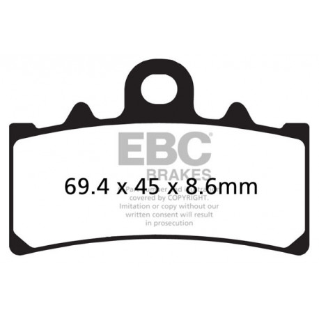 Brzdy EBC Moto EBC Brzdové obloženie&nbsp; Sintered FA606R | race-shop.sk
