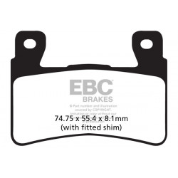 EBC Brzdové obloženie Sintered FA265HH