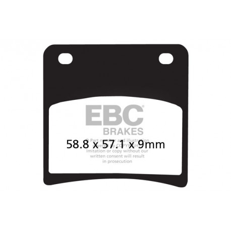 Brzdy EBC Moto EBC Brzdové obloženie&nbsp; Sintered FA146HH | race-shop.sk