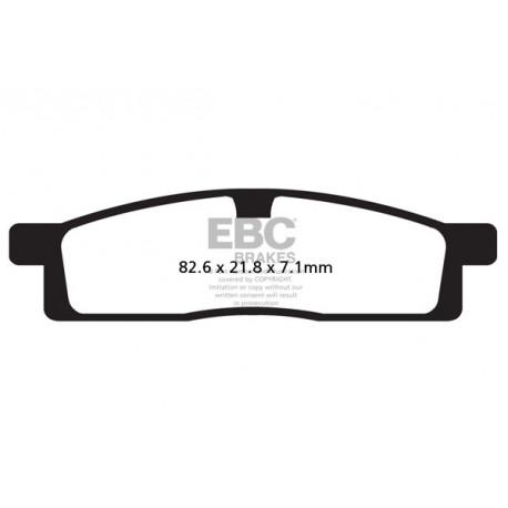 Brzdy EBC Moto EBC Brzdové obloženie&nbsp; Sintered FA119R | race-shop.sk