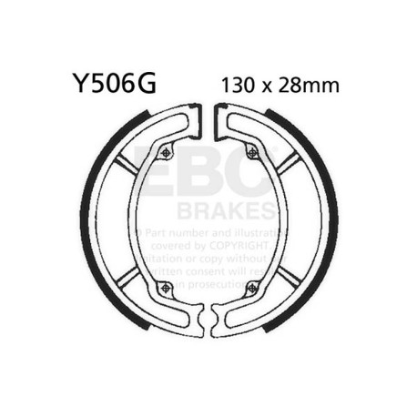 Brzdy EBC Moto EBC Brzdové čeľuste Grooved Y506G | race-shop.sk