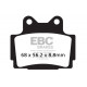Brzdy EBC Moto EBC Brzdové obloženie&nbsp; Sintered FA104HH | race-shop.sk