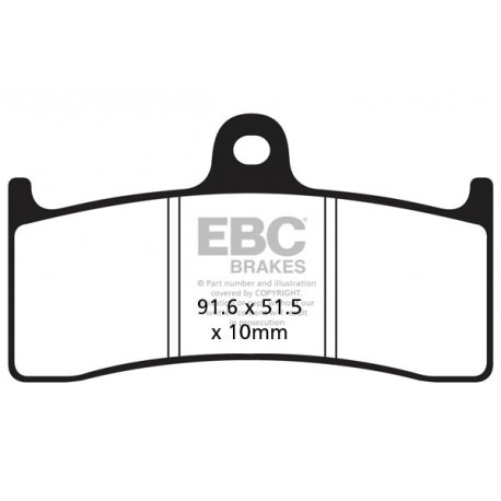 Brzdy EBC Moto EBC Brzdové obloženie&nbsp; Sintered FA442/4HH | race-shop.sk