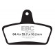 Brzdy EBC Moto EBC Brzdové obloženie&nbsp; Sintered FA216/2HH | race-shop.sk