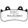 EBC Brzdové obloženie&nbsp; Sintered FA455HH