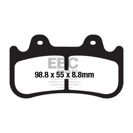 Brzdy EBC Moto EBC Brzdové obloženie&nbsp; Sintered FA649HH | race-shop.sk