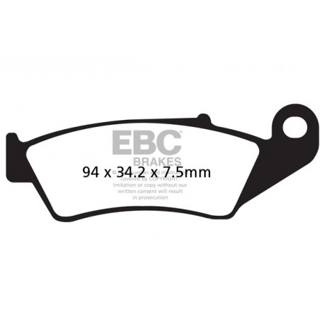 Brzdy EBC Moto EBC Brzdové obloženie MXS MXS185 | race-shop.sk