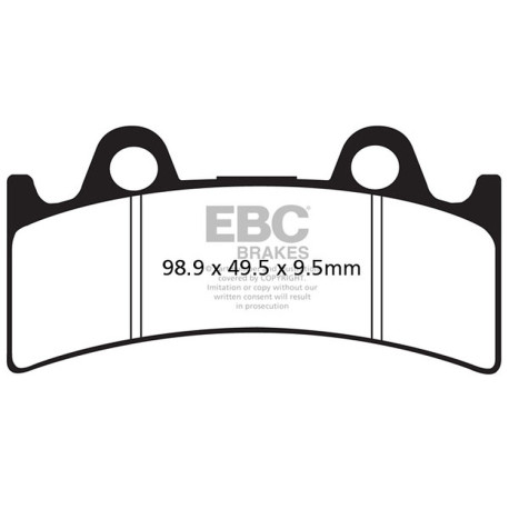 Brzdy EBC Moto EBC Brzdové obloženie EPFA Extreme Pro Sintered EPFA190HH | race-shop.sk