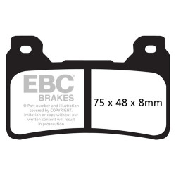 EBC Brzdové obloženie EPFA Extreme Pro Sintered EPFA390HH
