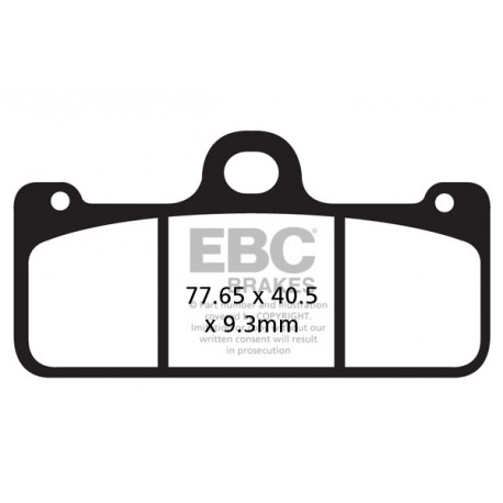 Brzdy EBC Moto EBC Brzdové obloženie GPFA GPFA218HH | race-shop.sk