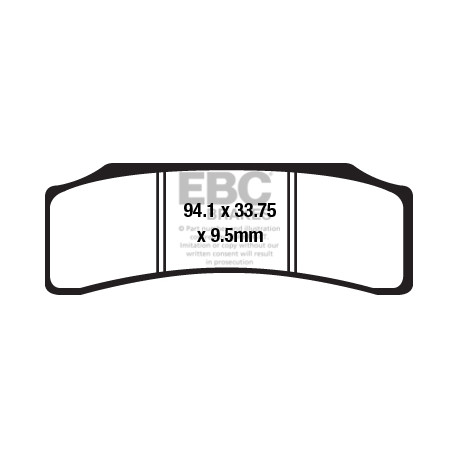 Brzdy EBC Moto EBC Brzdové obloženie GPFA GPFAX218/2HH | race-shop.sk