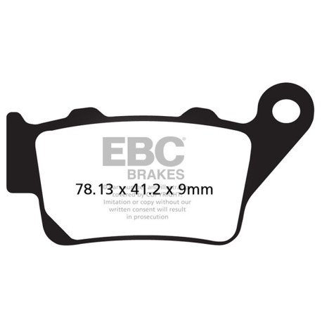 Brzdy EBC Moto EBC Brzdové obloženie Organic FA FA213 | race-shop.sk