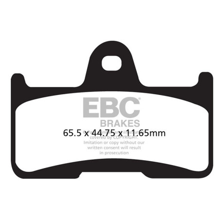 Brzdy EBC Moto EBC Brzdové obloženie Carbon TT FA344TT | race-shop.sk