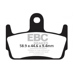 EBC Brzdové obloženie Organic SFA234