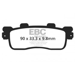 EBC Brzdové obloženie Organic SFA498