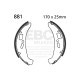 Brzdy EBC Moto EBC Zadné brzdové čeľuste Plain 881 | race-shop.sk