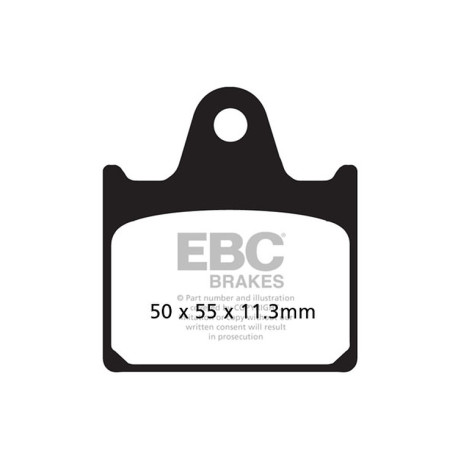 Brzdy EBC Moto EBC Brzdové obloženie Organic FA FA109 | race-shop.sk
