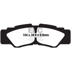 EBC Brzdové obloženie Organic FA677TT