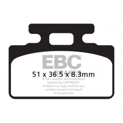 EBC Brzdové obloženie Organic FA151