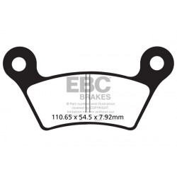 EBC Brzdové obloženie Organic FA473