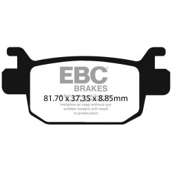 EBC Brzdové obloženie Organic FA698