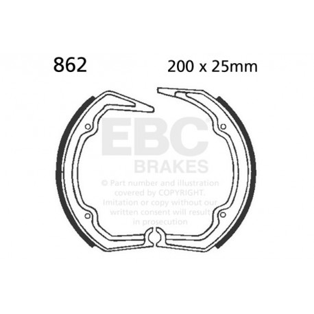 Brzdy EBC Moto EBC Zadné Brzdové obloženie&nbsp; Organic 805 | race-shop.sk