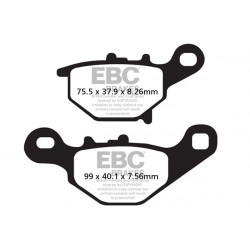 EBC Brzdové obloženie Organic FA401TT