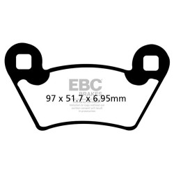 EBC Brzdové obloženie SXR Race Formula Sintered SXR354HH