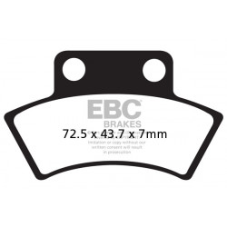 EBC Brzdové obloženie FA232R