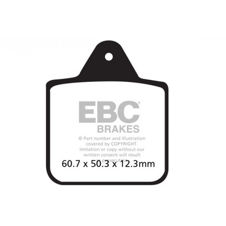 Brzdy EBC Moto EBC Brzdové obloženie FA273R | race-shop.sk