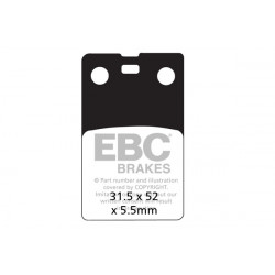 EBC Brzdové obloženie FA099R