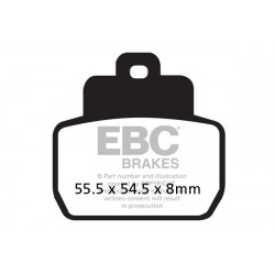 EBC Brzdové obloženie SFA425HH