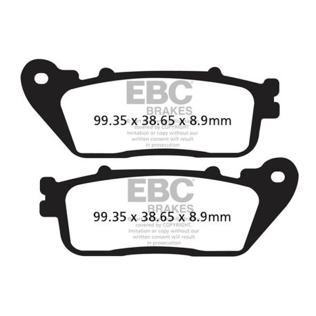 Brzdy EBC Moto EBC Brzdové obloženie Double-H Sintered FA488HH | race-shop.sk